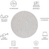 Courtyard Orion Indoor/Outdoor Rug, Grey - Rugs - 6