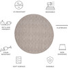 Courtyard August Indoor/Outdoor Rug, Beige - Rugs - 4
