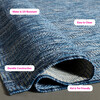 Courtyard August Indoor/Outdoor Rug, Navy - Rugs - 4