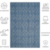 Courtyard August Indoor/Outdoor Rug, Navy - Rugs - 5