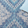 Courtyard Paige Indoor/Outdoor Rug, Blue - Rugs - 3
