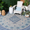 Courtyard Paige Indoor/Outdoor Rug, Blue - Rugs - 5