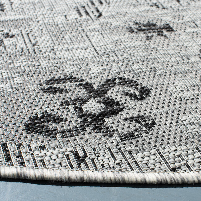 Courtyard Paige Indoor/Outdoor Rug, Grey - Rugs - 5