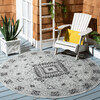 Courtyard Paige Indoor/Outdoor Rug, Grey - Rugs - 6