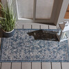 Courtyard Juniper Indoor/Outdoor Rug, Navy - Rugs - 2
