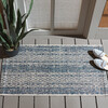 Courtyard Penny Indoor/Outdoor Rug, Blue - Rugs - 2