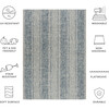 Courtyard Penny Indoor/Outdoor Rug, Blue - Rugs - 5