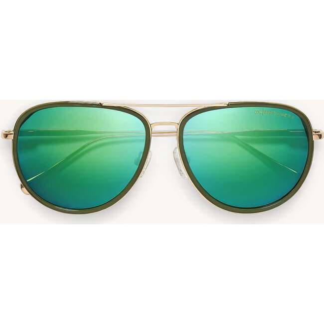 Grover Sunglasses in Gold Green