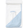 New Dots Towel & Mitt Set, Blue/White - Towels - 2
