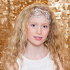Olive Elastic Headband, Gold - Headbands - 2