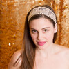 Yvonne Elastic Headband, Gold - Headbands - 2