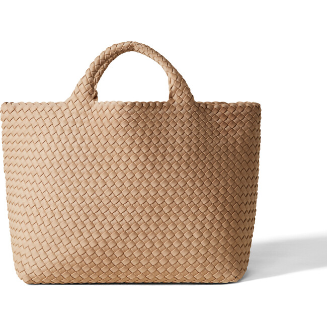 Women's St. Barths Medium Handwoven Tote, Camel - OS