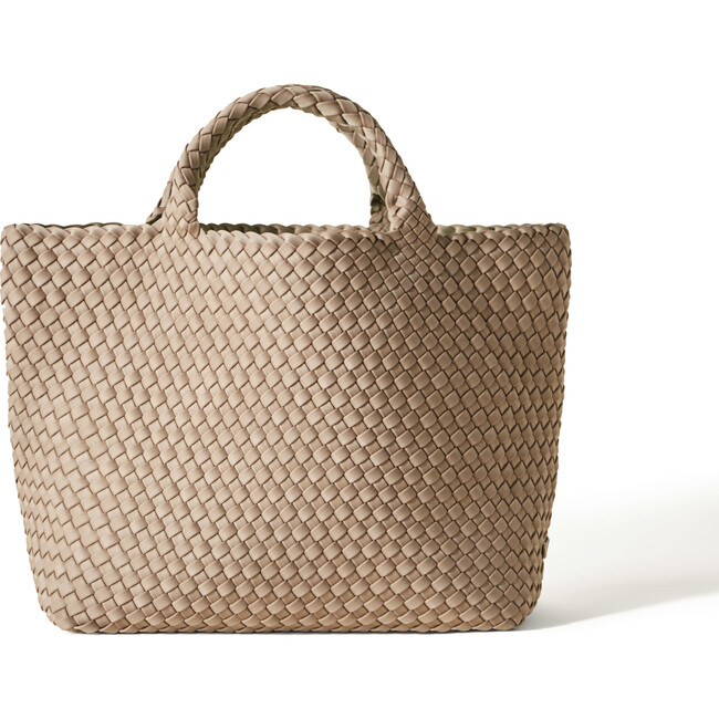 Women's St. Barths Medium Handwoven Tote, Cashmere - OS