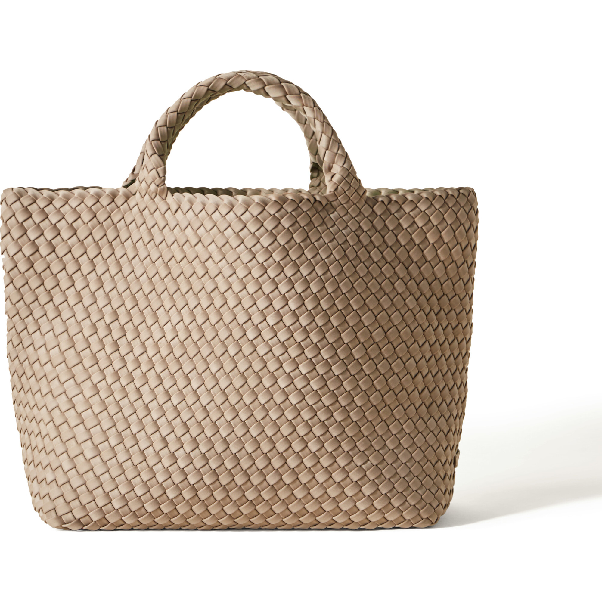 Women's St. Barths Medium Handwoven Tote, Cashmere - OS - Bags - 1