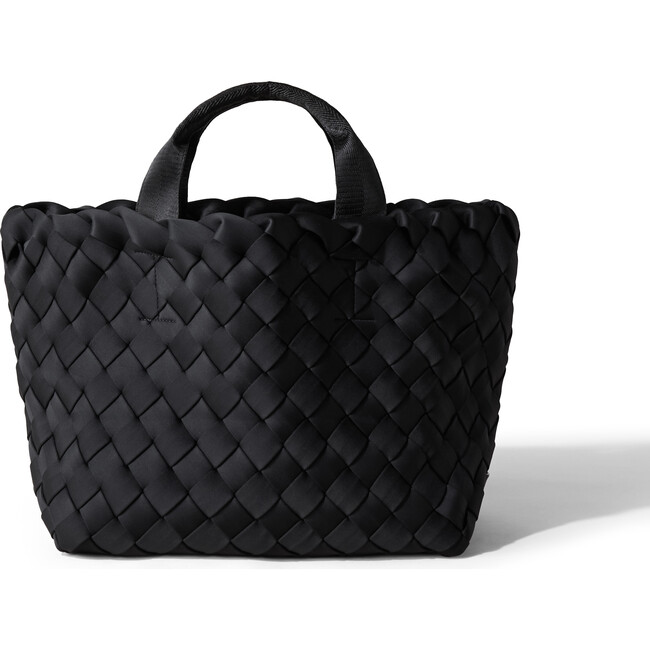 Women's Tangier Medium Handwoven Tote, Onyx - OS