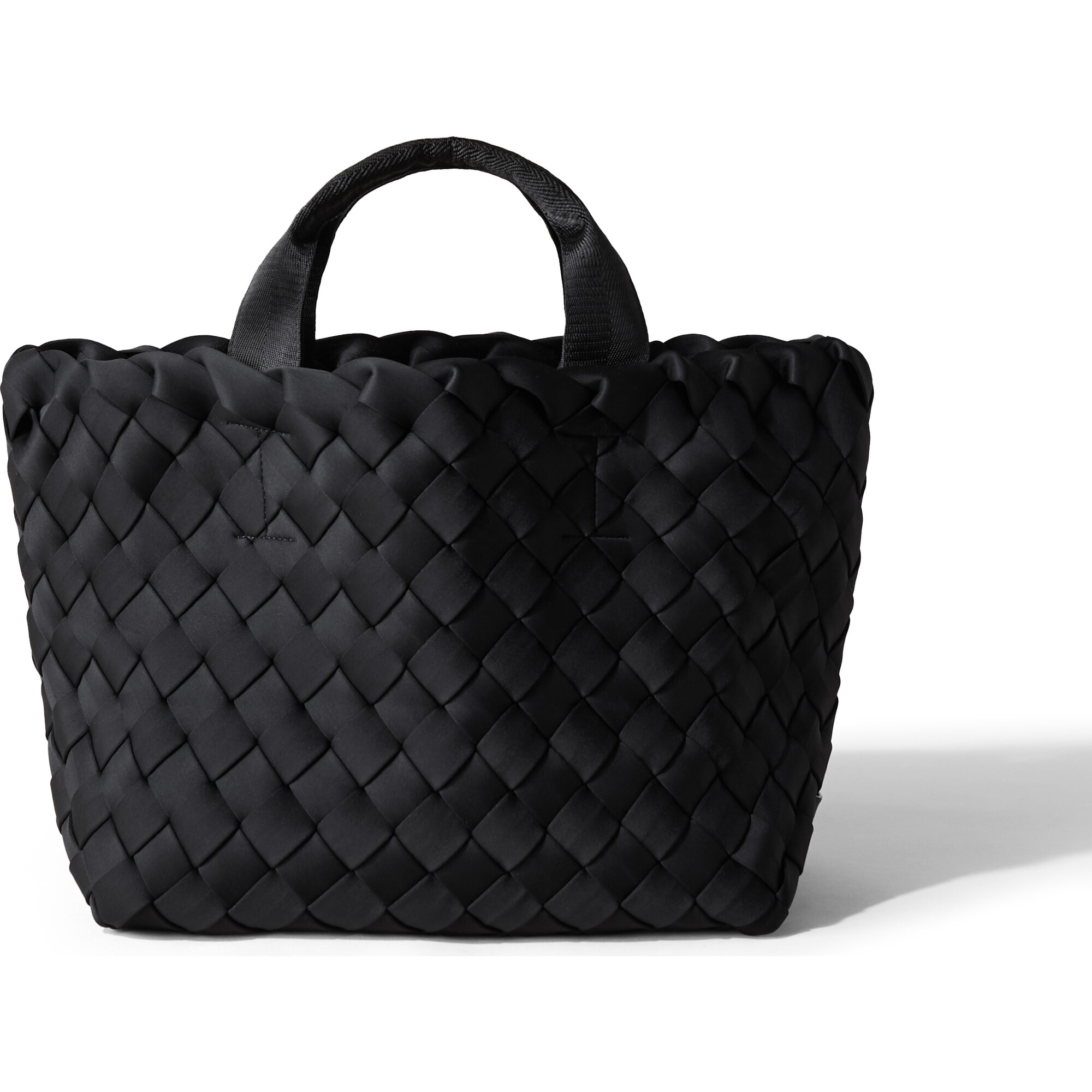 Women's Tangier Medium Handwoven Tote, Onyx - OS - Bags - 1