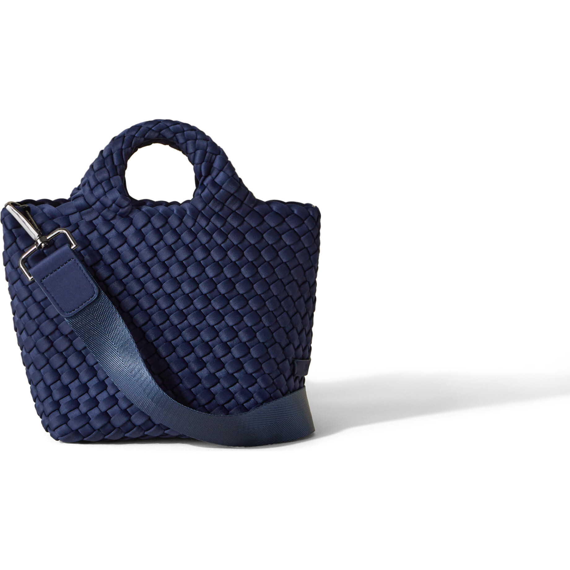 Women's St. Barths Petit Handwoven Tote, Ink Blue - OS - Bags - 1
