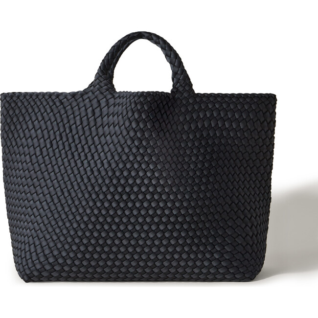 Women's St. Barths Large Handwoven Tote, Onyx - OS