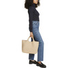 Women's St. Barths Medium Handwoven Tote, Camel - OS - Bags - 2