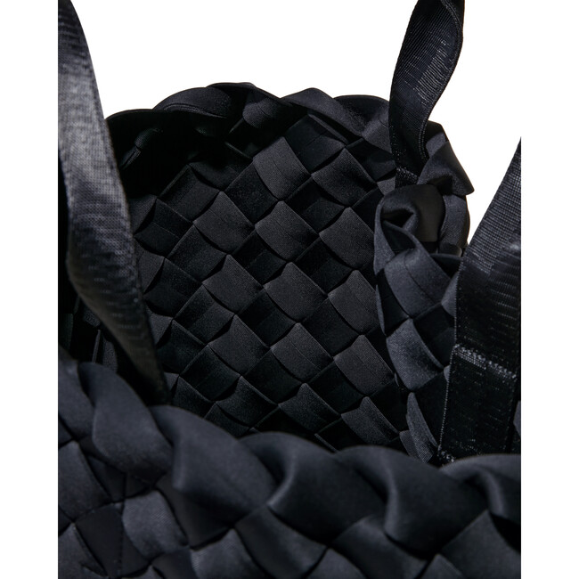 Women's Tangier Medium Handwoven Tote, Onyx - OS - Bags - 2