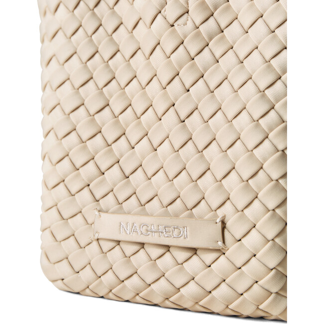 Women's St. Barths Petit Handwoven Tote, Ecru - OS - Bags - 5