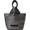 Women's Kyoto Handwoven Clutch Metallic, Titanium - OS - Bags - 1 - thumbnail