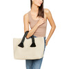 Women's Tulum Large Handwoven Tote, Moon - OS - Bags - 3
