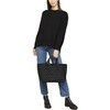 Women's Tangier Medium Handwoven Tote, Onyx - OS - Bags - 5