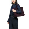 Women's St. Barths Large Handwoven Tote, Aubergine - OS - Bags - 3