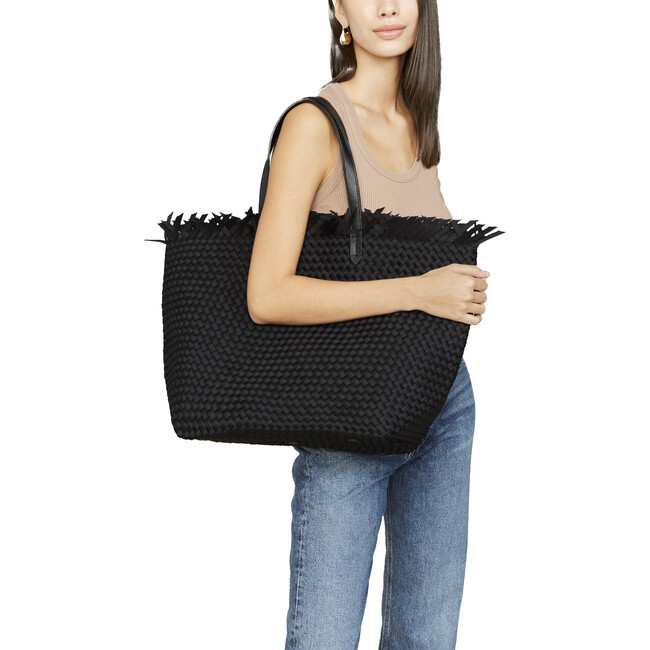 Women's Havana Travel Handwoven Tote, Onyx - OS - Bags - 3