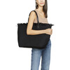 Women's Havana Travel Handwoven Tote, Onyx - OS - Bags - 3