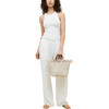 Women's Havana Small Handwoven Tote Striped, Almaza - OS - Bags - 2