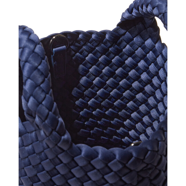 Women's St. Barths Petit Handwoven Tote, Ink Blue - OS - Bags - 7