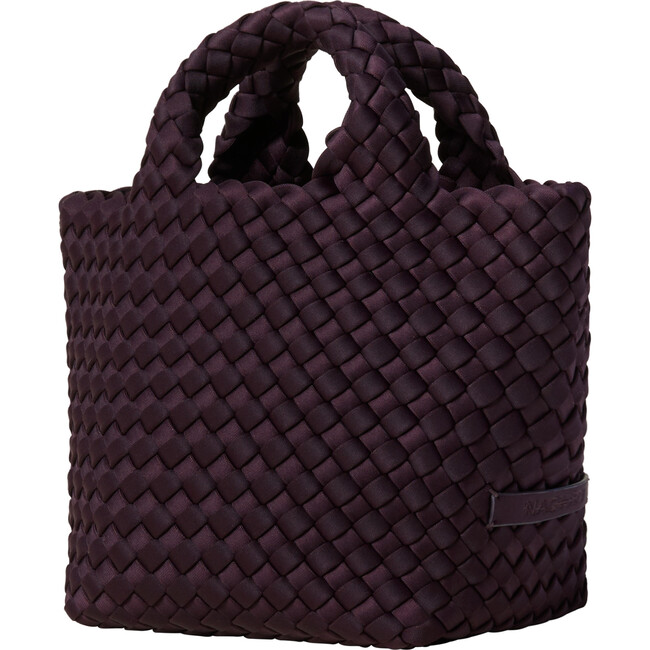 Women's St. Barths Petit Handwoven Tote, Aubergine - OS - Bags - 4