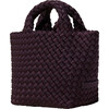 Women's St. Barths Petit Handwoven Tote, Aubergine - OS - Bags - 4