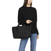 Women's Tangier Medium Handwoven Tote, Onyx - OS - Bags - 7