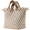 Women's Havana Small Handwoven Tote Striped, Almaza - OS - Bags - 4