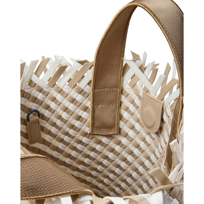 Women's Havana Small Handwoven Tote Striped, Almaza - OS - Bags - 6