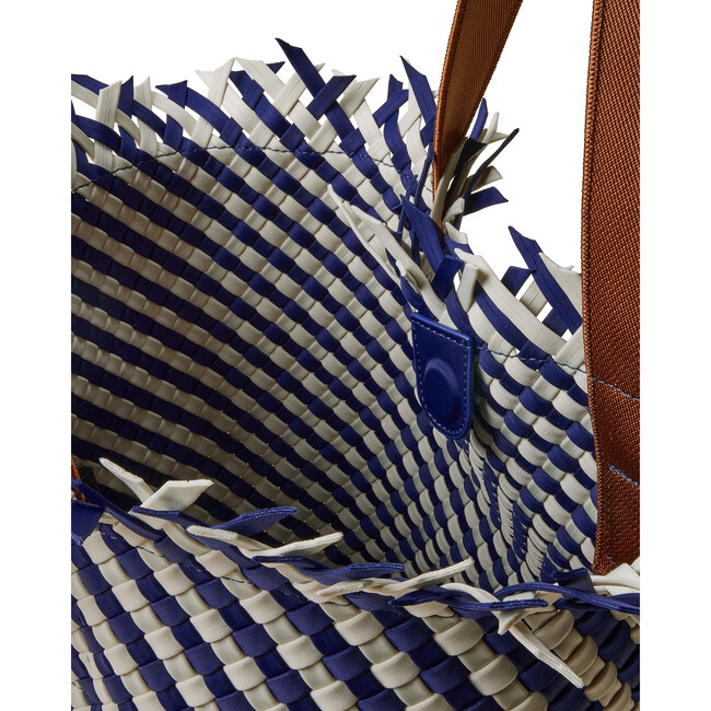 Women's Havana Medium Handwoven Tote Striped, Venice - OS - Bags - 6