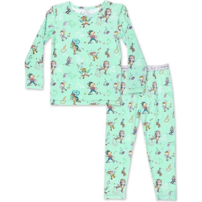 Roller Pet Pals Bamboo Kids Pajamas, Green