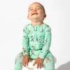 Roller Pet Pals Bamboo Convertible Footie, Green - Footie Pajamas - 2