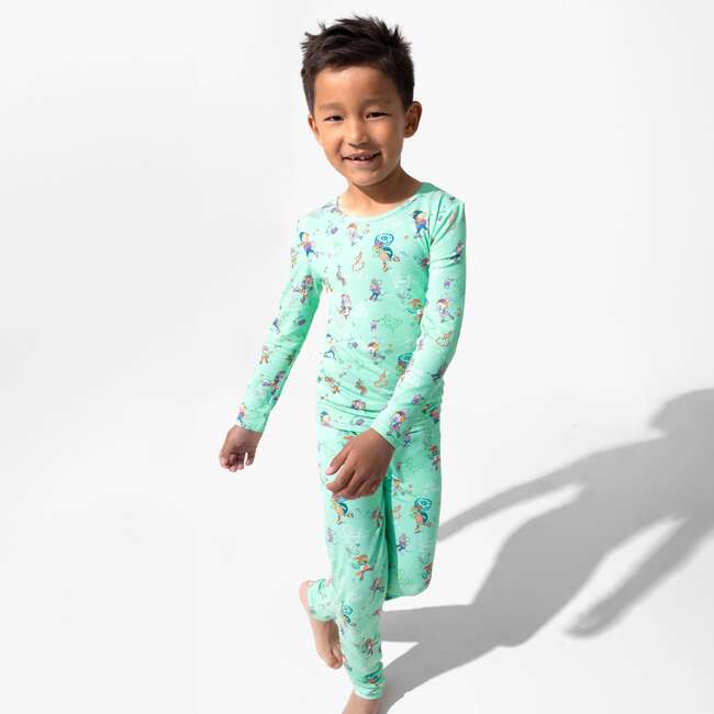 Roller Pet Pals Bamboo Kids Pajamas, Green - Pajamas - 4