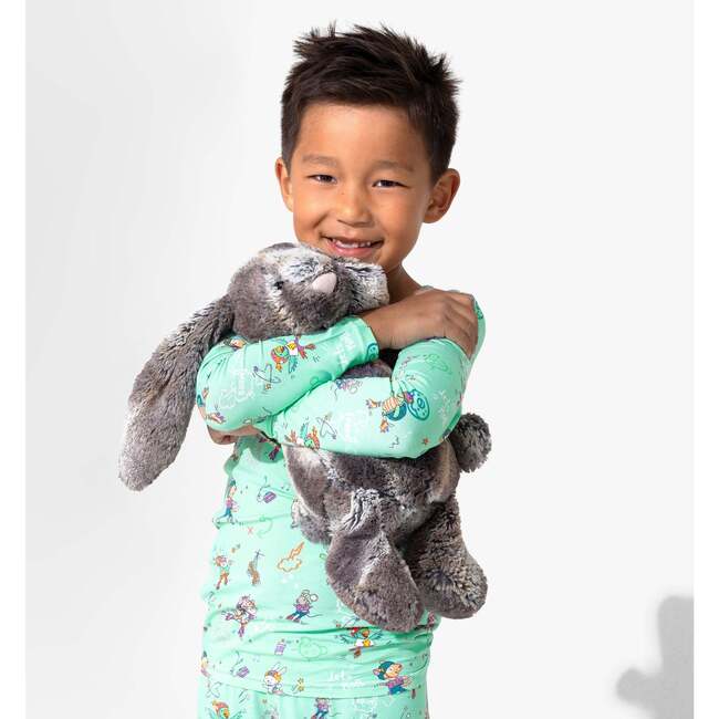 Roller Pet Pals Bamboo Kids Pajamas, Green - Pajamas - 5