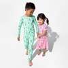 Skater Kitty Bamboo Girls' Long Sleeve Dress, Pink - Dresses - 7
