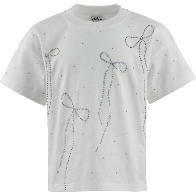Women's Crystal Bows T-shirt - T-Shirts - 1