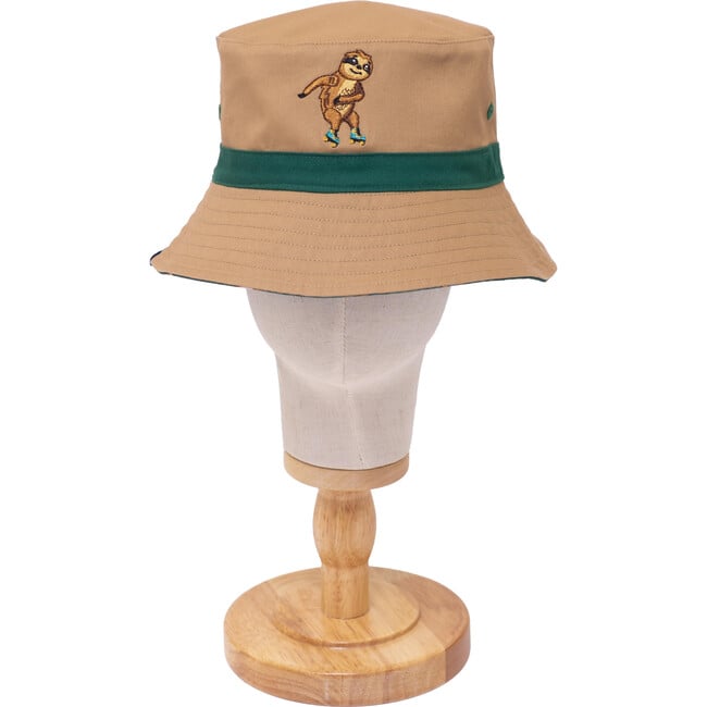 Reversible Bucket Hat , Pals in Print Collection: Skating Sloths