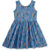 Sleveless Ballet Dress, Seahorse Botanical - Dresses - 1 - thumbnail