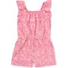 Ruffle Strap Romper, Orchid Abundance - Rompers - 1 - thumbnail