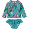 Rash Guard Baby Swim Set, Brazilian Tropical Fish - Two Pieces - 1 - thumbnail