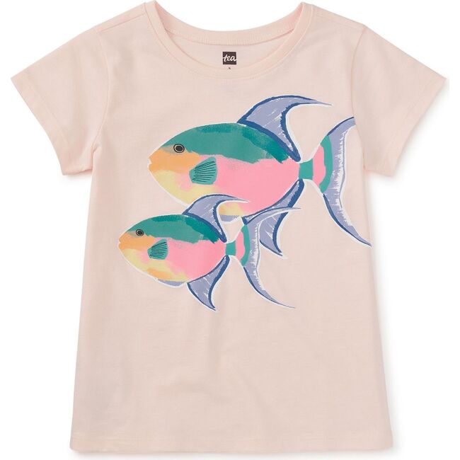 Queen Trigger Fish Graphic Tee, Creole Pink